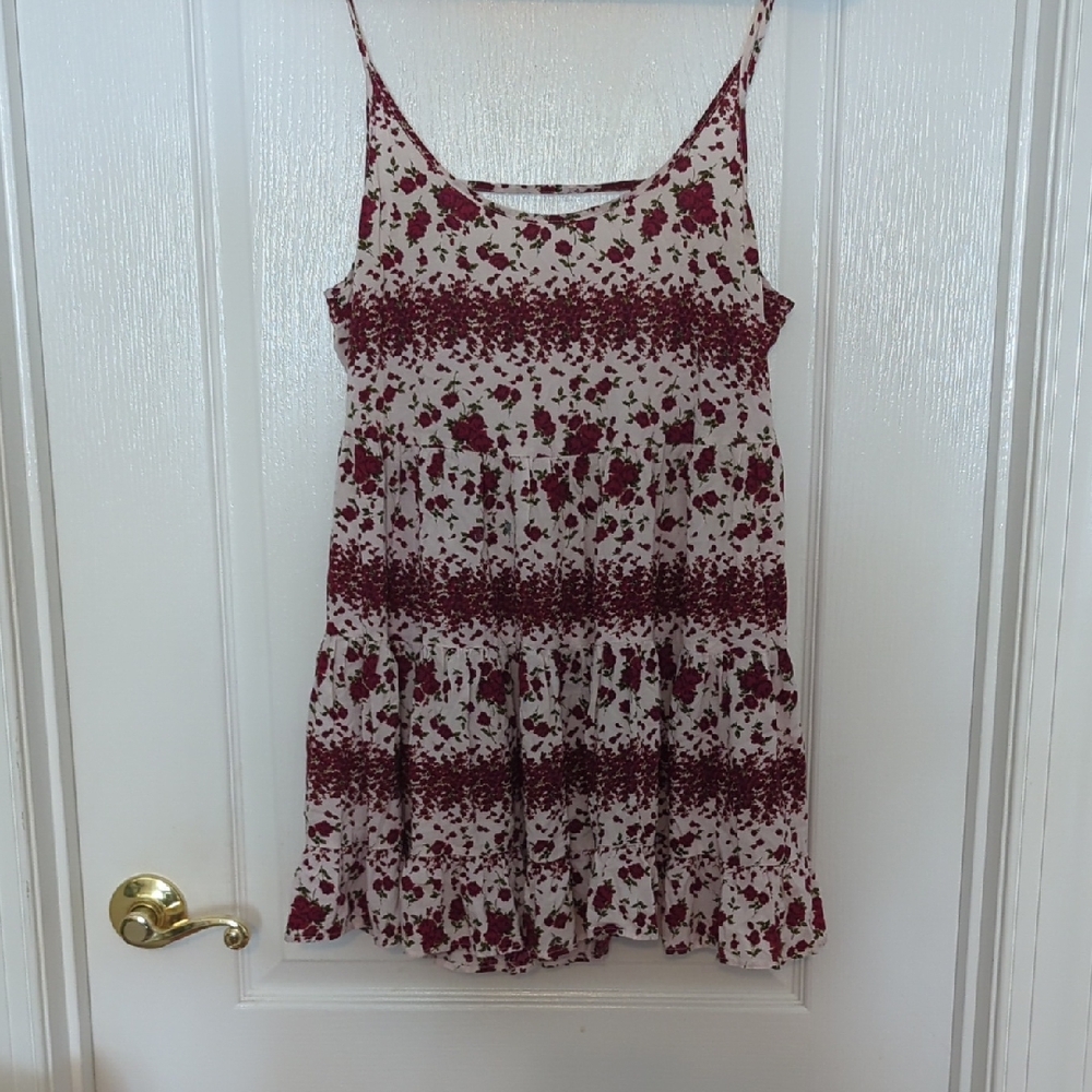 BRANDY MELVILLE Floral Spaghetti Strap Dress ONE SIZE